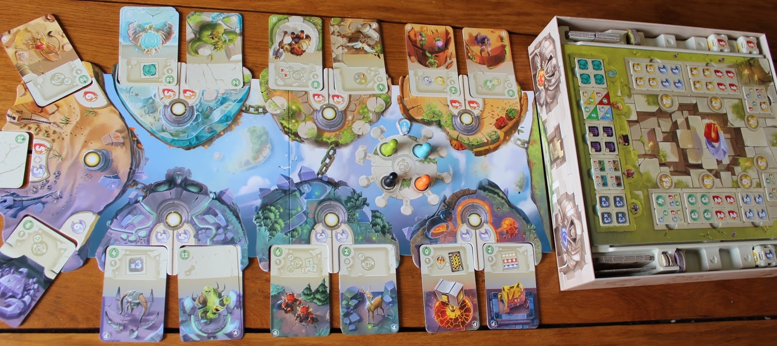 Random Nerdery Cardboard Dice Forge Board Game Review