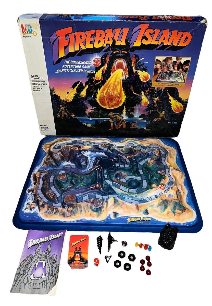 Rare Original Fireball Island 1986 Game Complete Very Good Condition 32244047084 EBay