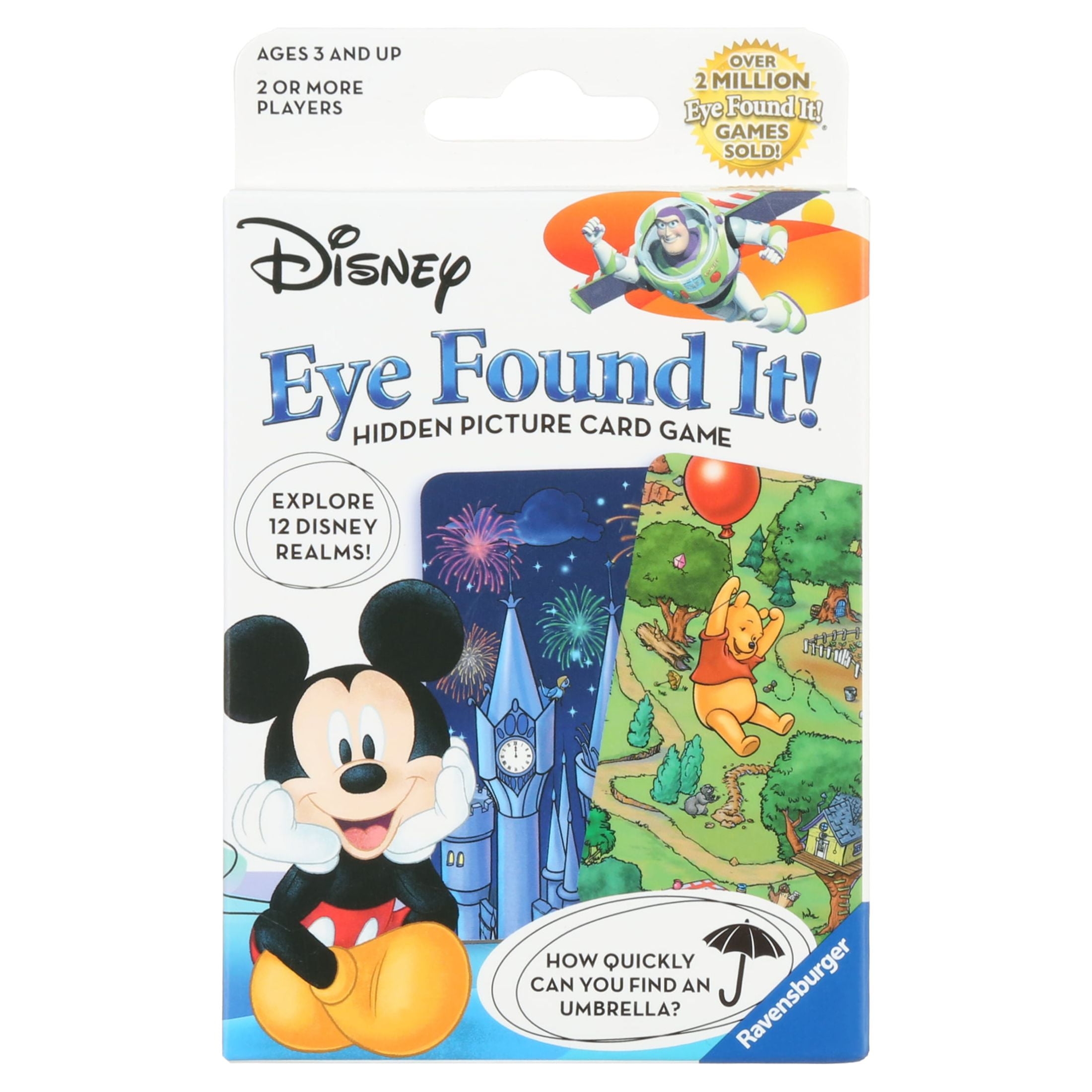 Ravensburger Disney Eye Found It Card Game By Wonderforge For Families Memory Enhancing Activity Walmart