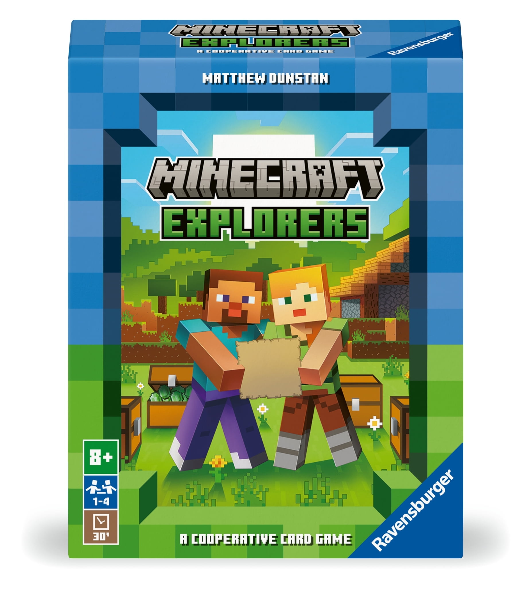 Ravensburger Minecraft Explorers Cooperative Card Game Children Ages 8 Walmart