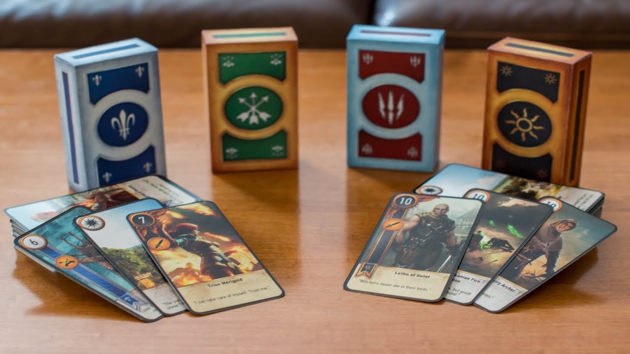 REAL LIFE GWENT CDPR Gwent Cards Unboxing YouTube
