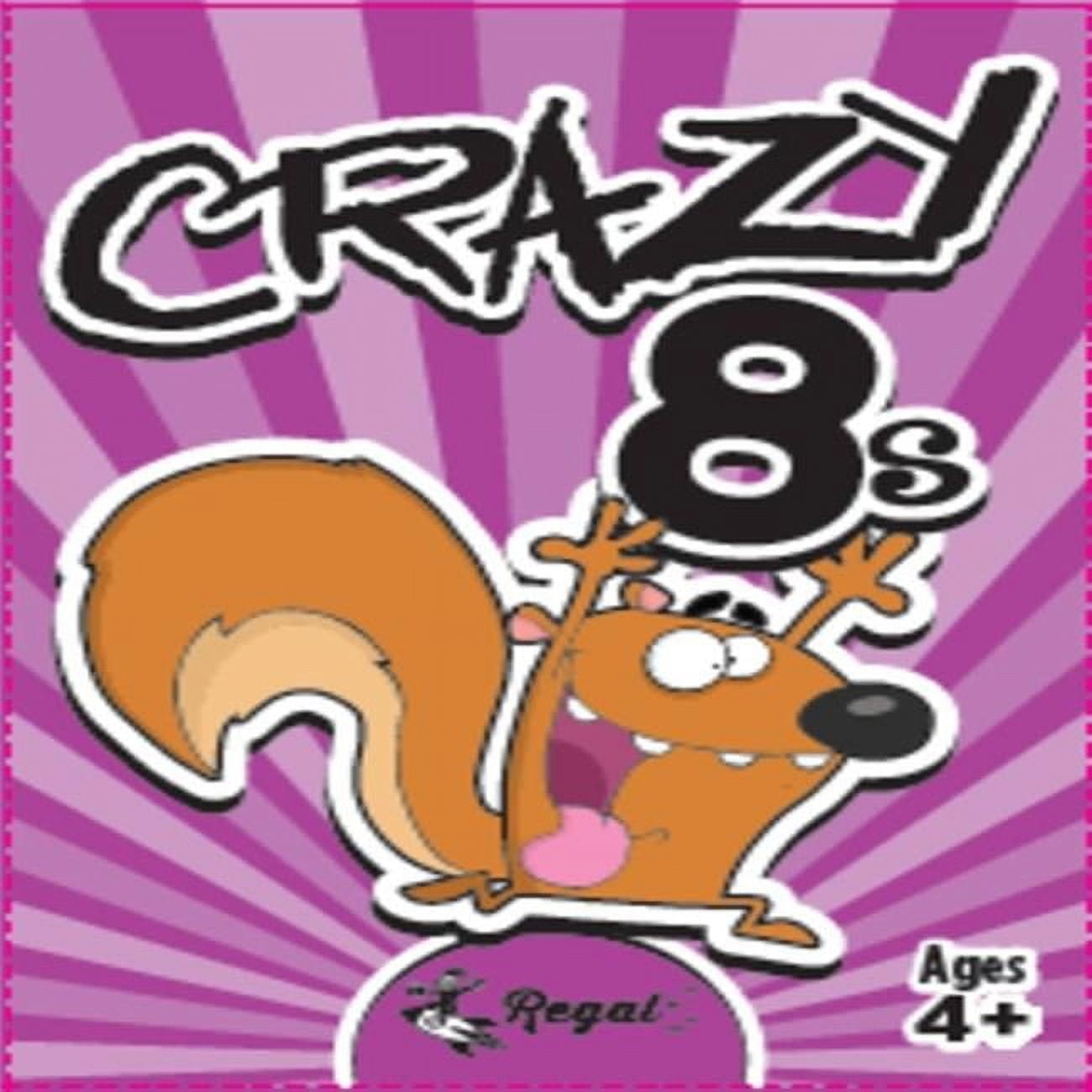 Regal Games Crazy 8 s Classic Card Game For Fun Learning Activities Ages 5 And Up Walmart