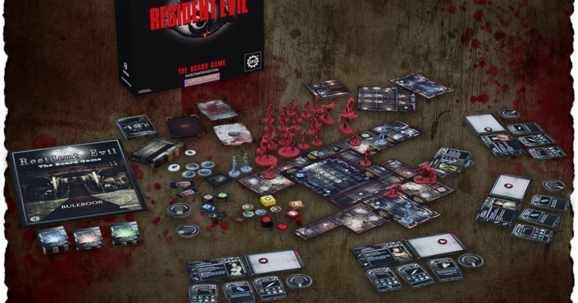 Resident Evil The Board Game By Steamforged Games Bravo Pledge Gamefound