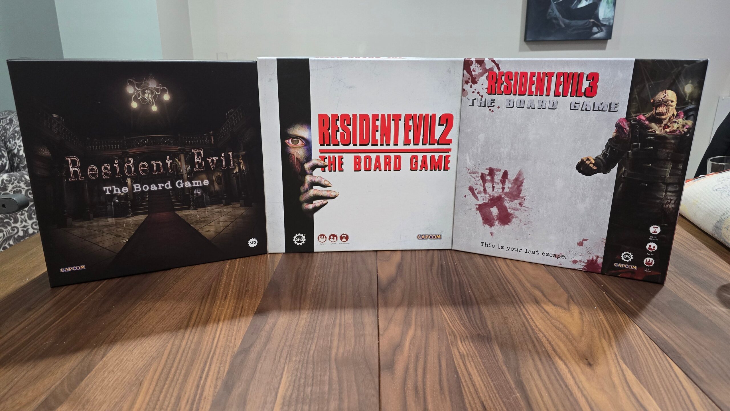 Resident Evil The Board Game Series And Expansions