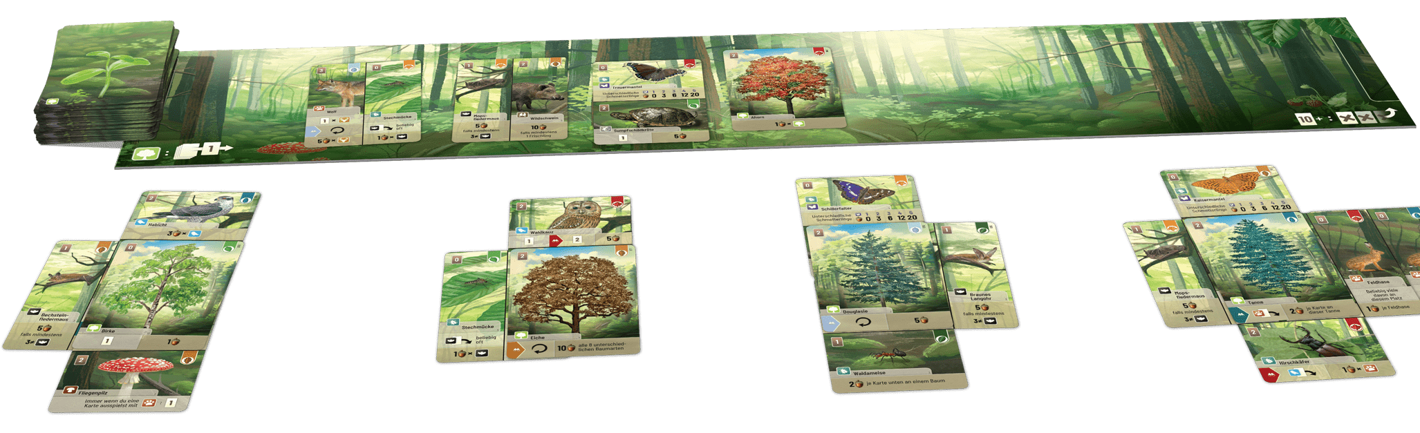 forest shuffle board game