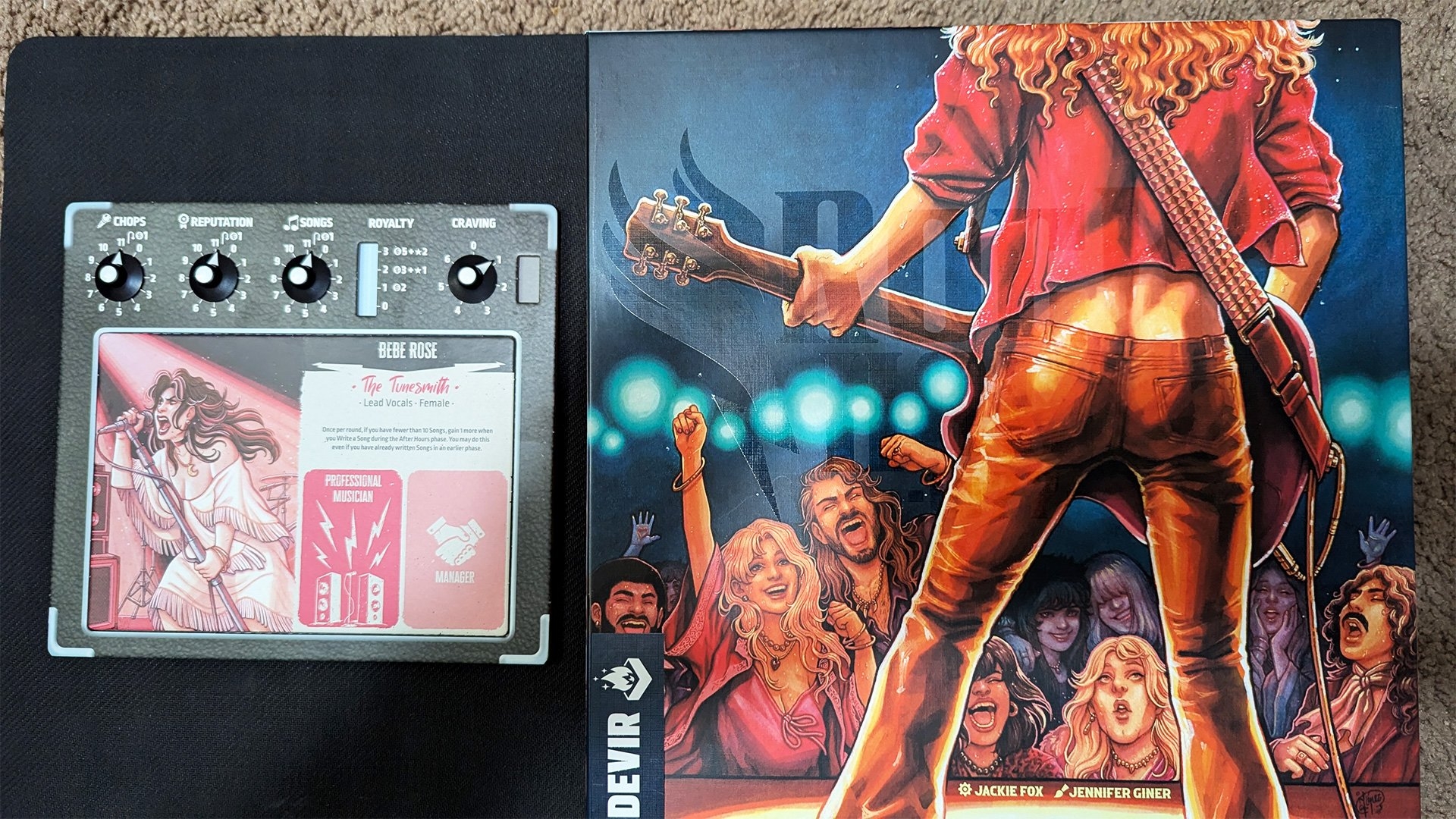 rock hard board game