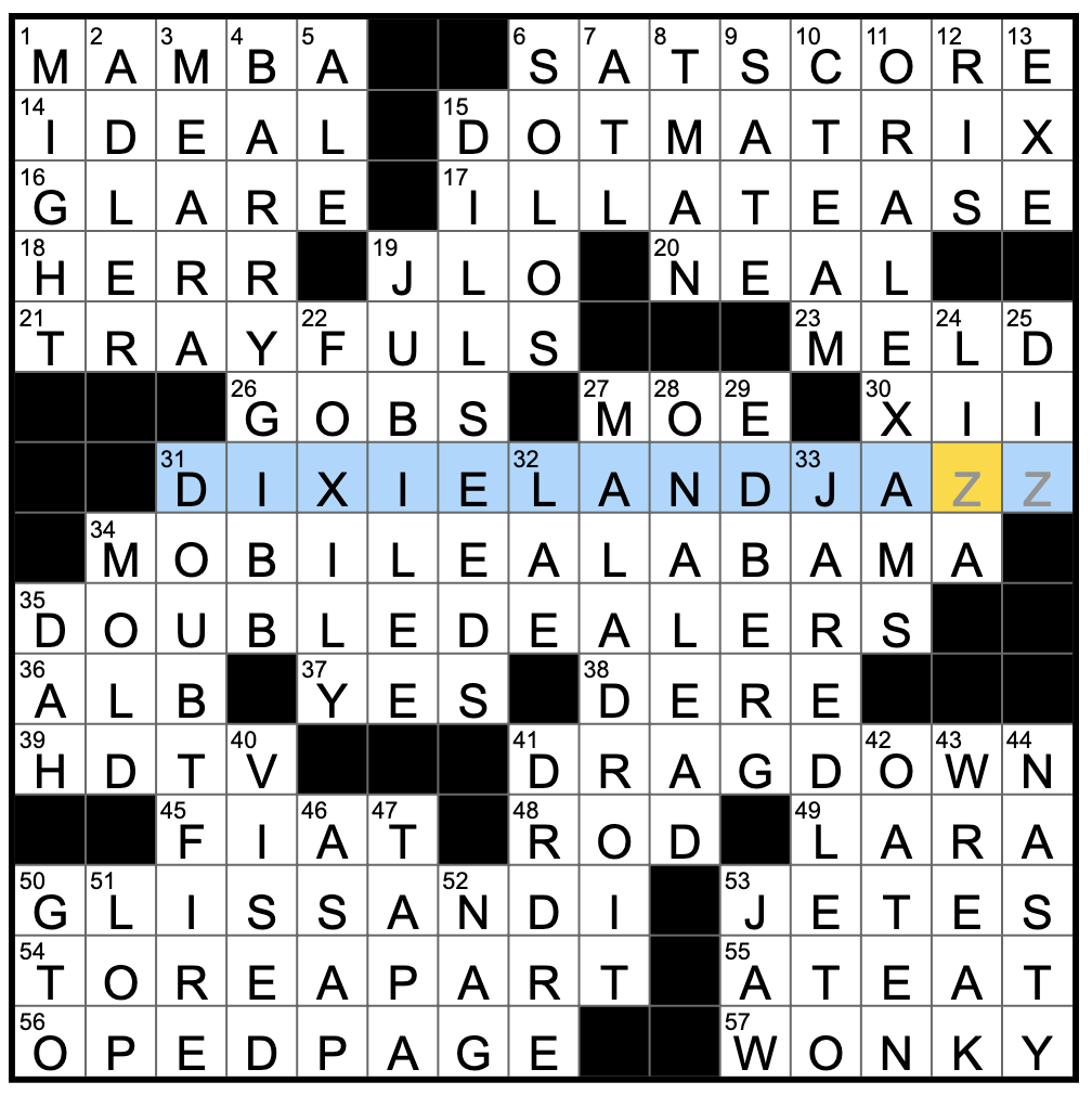 card game crossword clue