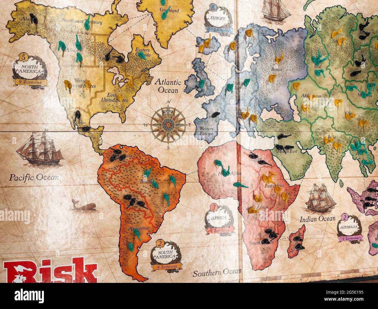 Risk Game Map Hi res Stock Photography And Images Alamy