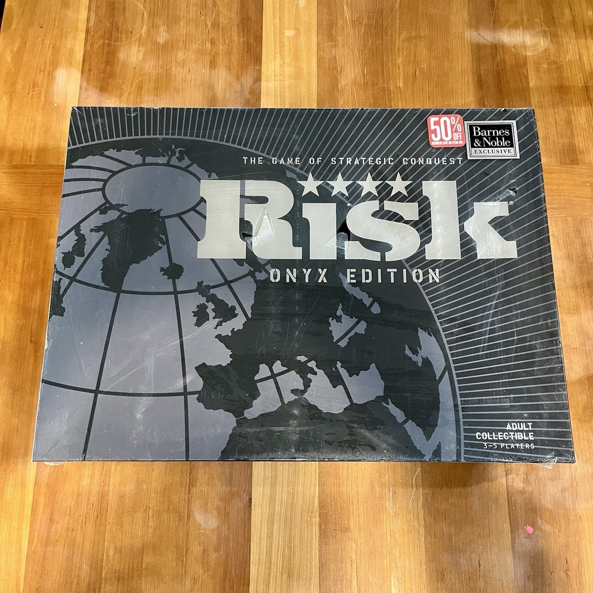 Risk Onyx Edition Strategy Board Game Factory Sealed NIB BARNES NOBLE READ EBay