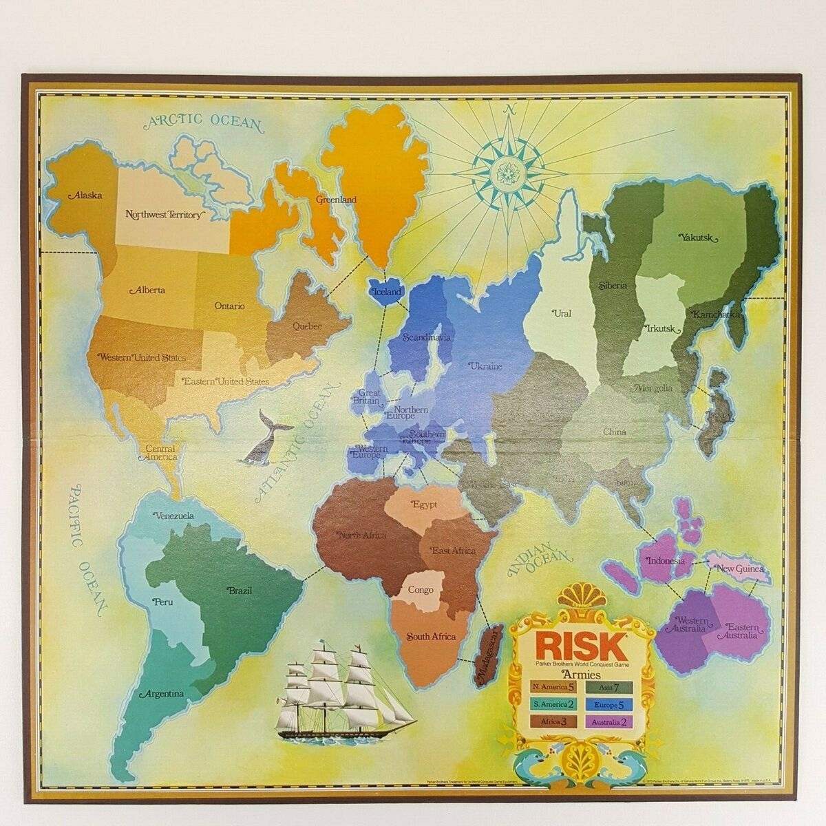 risk board game map