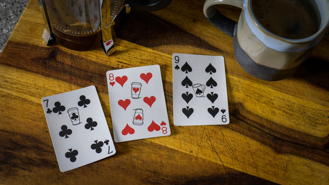 Roasters Coffee Shop Playing Cards Single Deck