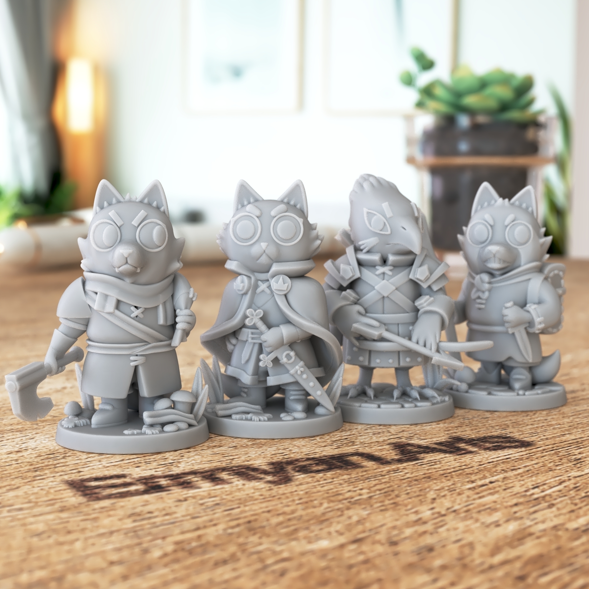  Root Boardgame Miniatures STL File For 3D Printing Cults