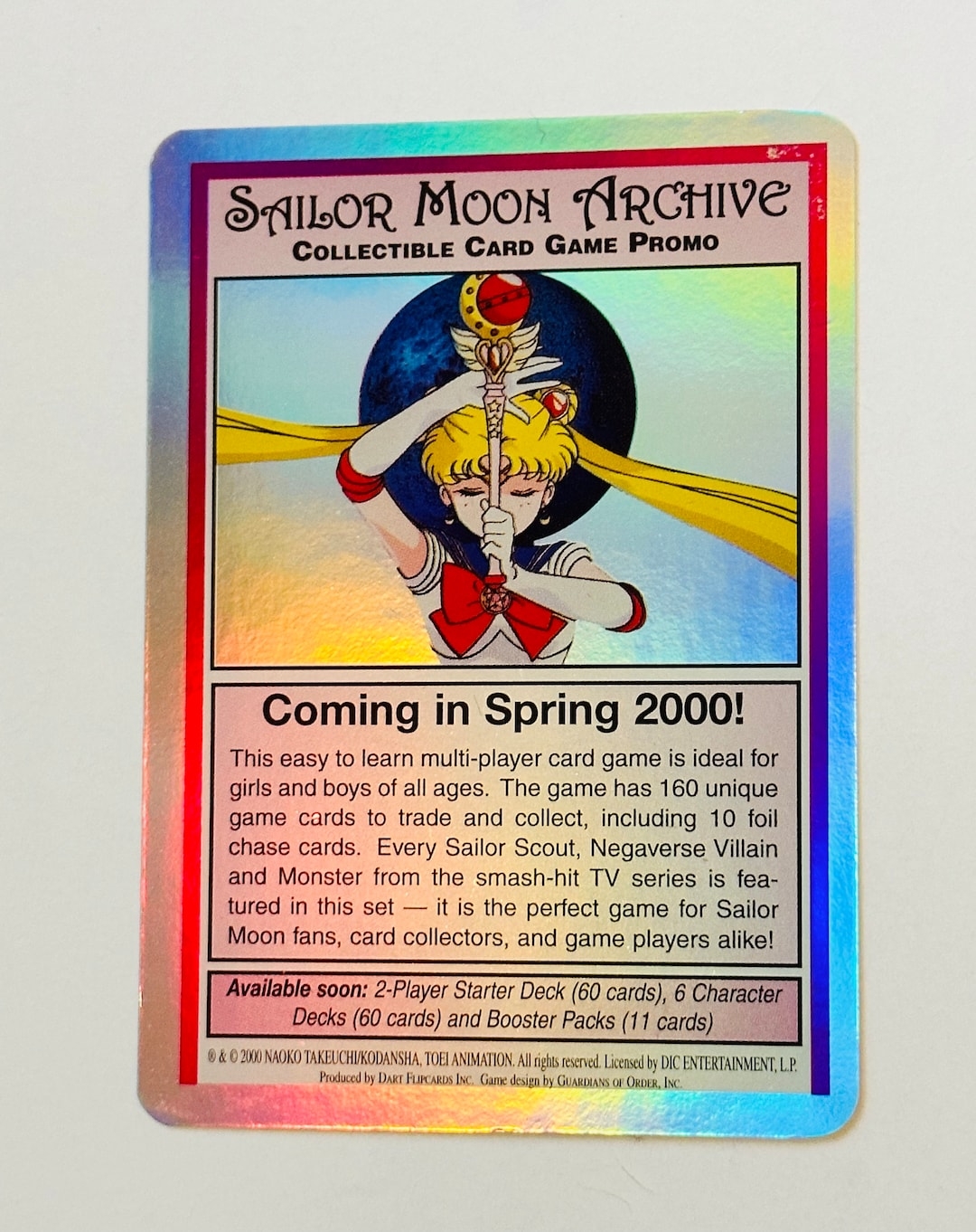 Sailor Moon Archives Rare Foil Promo Card 2000 Etsy Sailor Moon Archives Rare Foil Promo Card 2000 Etsy