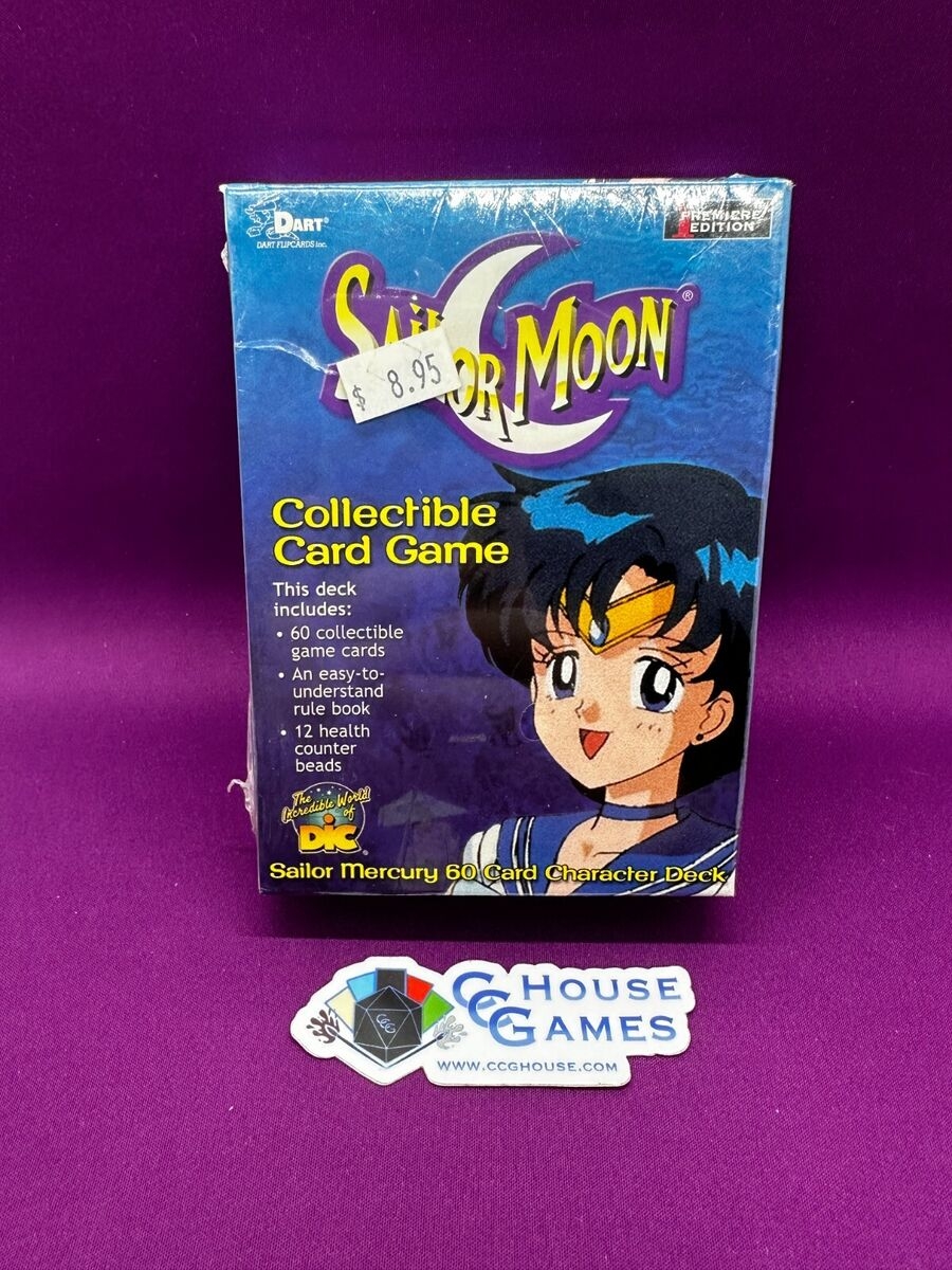 Sailor Moon CCG 1st Premiere Edition Theme Deck SEALED Sailor Mercury CCGHouse EBay