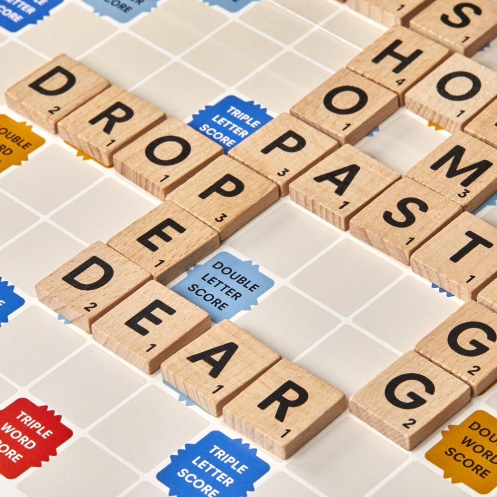 Scrabble Board Game Classic Word Game For Kids Ages 8 And Up Fun Family Game For 2 4 Players The Classic Crossword Game Hasbro Games