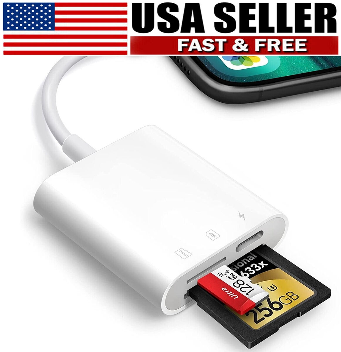 SD Card Reader For IPhone IPad Trail Game Camera SD Card Viewer With Dual Slot EBay