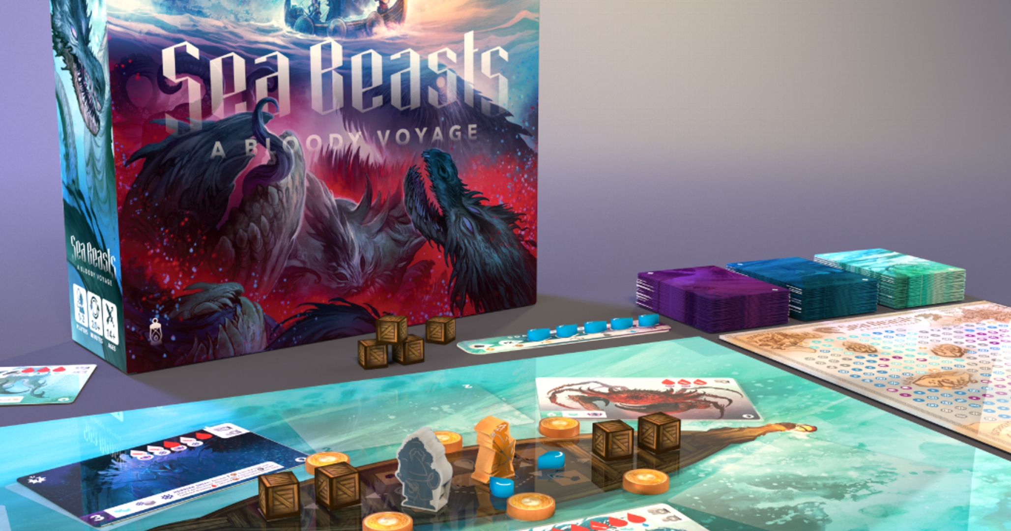 Sea Beasts By Littlest Lantern Relaunching TOMORROW Gamefound