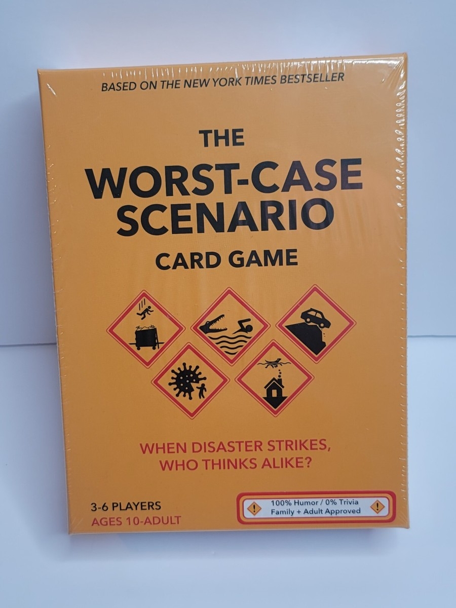 SEALED The Worst Case Scenario Card Game When Disaster Strikes Who Thinks Alike EBay