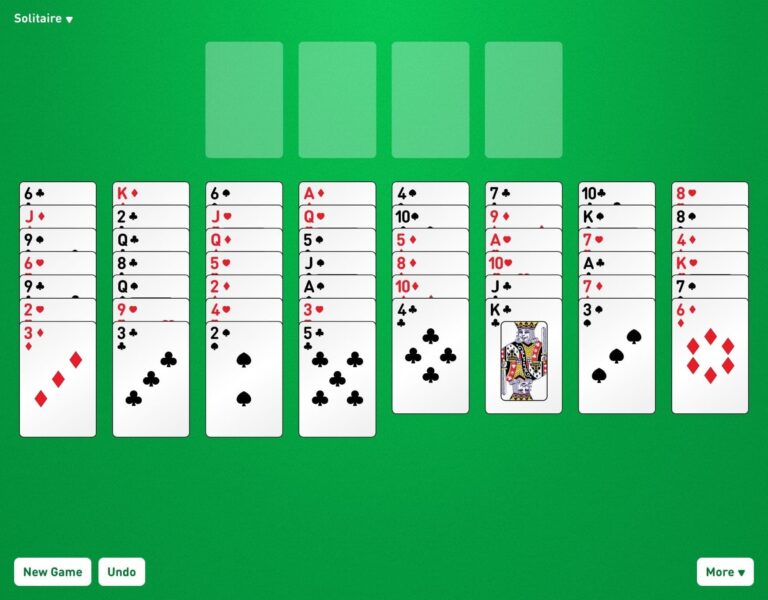 Selective Castle Solitaire Play Online For Free