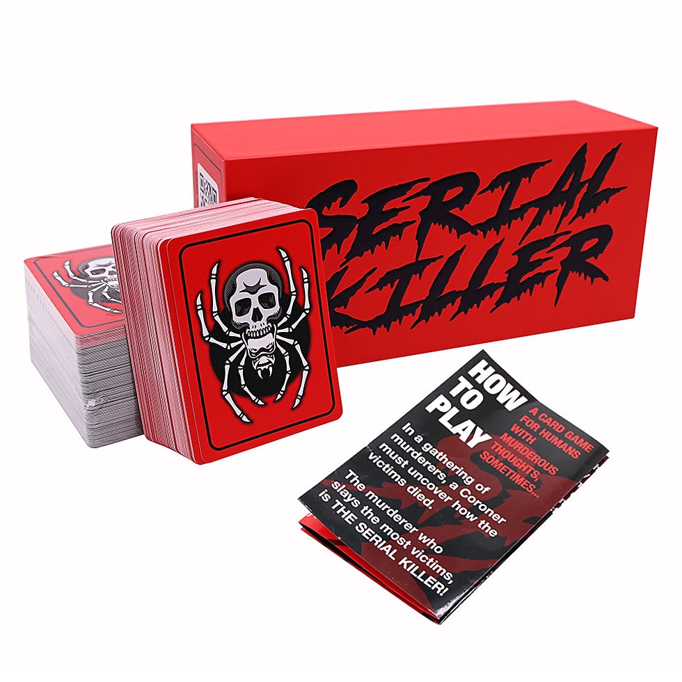 SERIAL KILLER SIGNED MAIN GAME BOX SERIAL KILLER