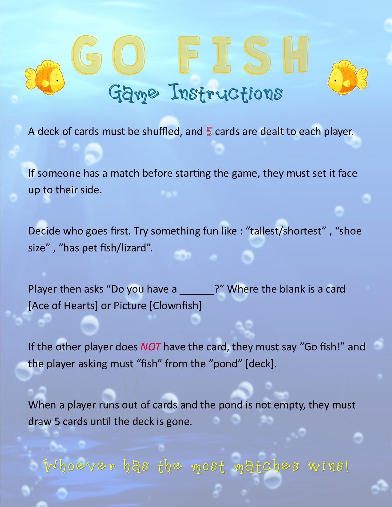 Sight Word Go Fish Game FREEBIE Classful Worksheets Library