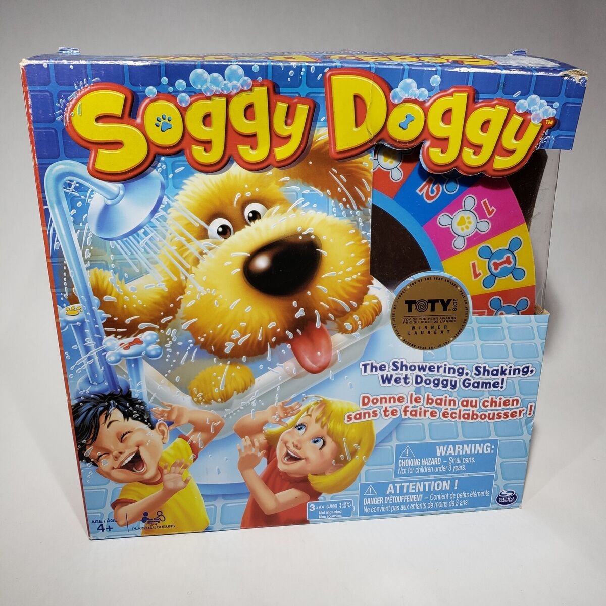 Soggy Doggy Board Game The Showering Shaking Wet Dog Game 2017 By Spin Master 778988697306 EBay