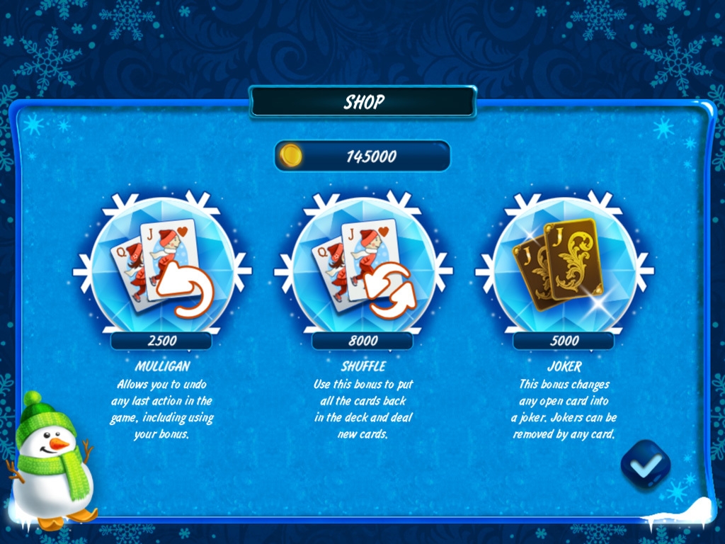 winter solitaire card game