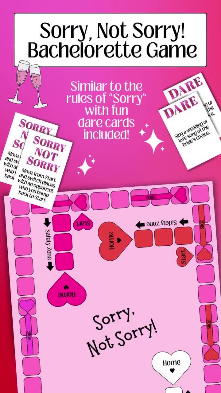 sorry not sorry board game