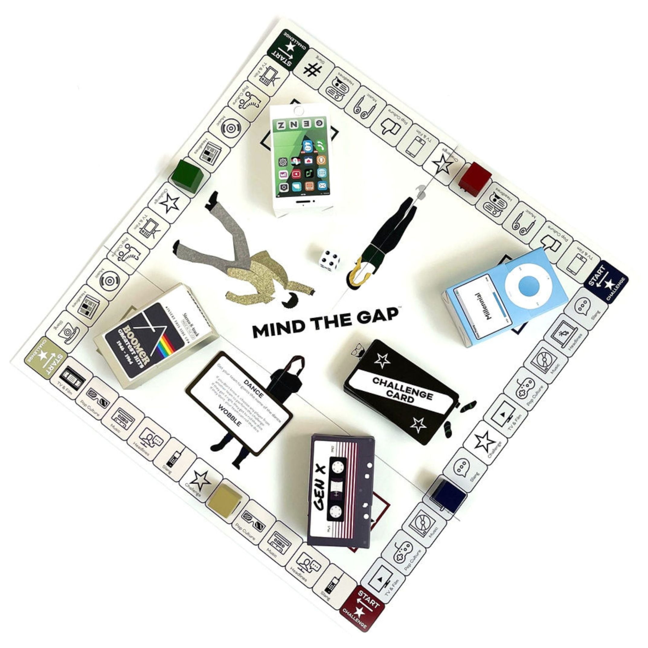 Spin Master Games Solid Roots Mind The Gap Trivia Game For The Generations For Ages 10 And Up Walmart