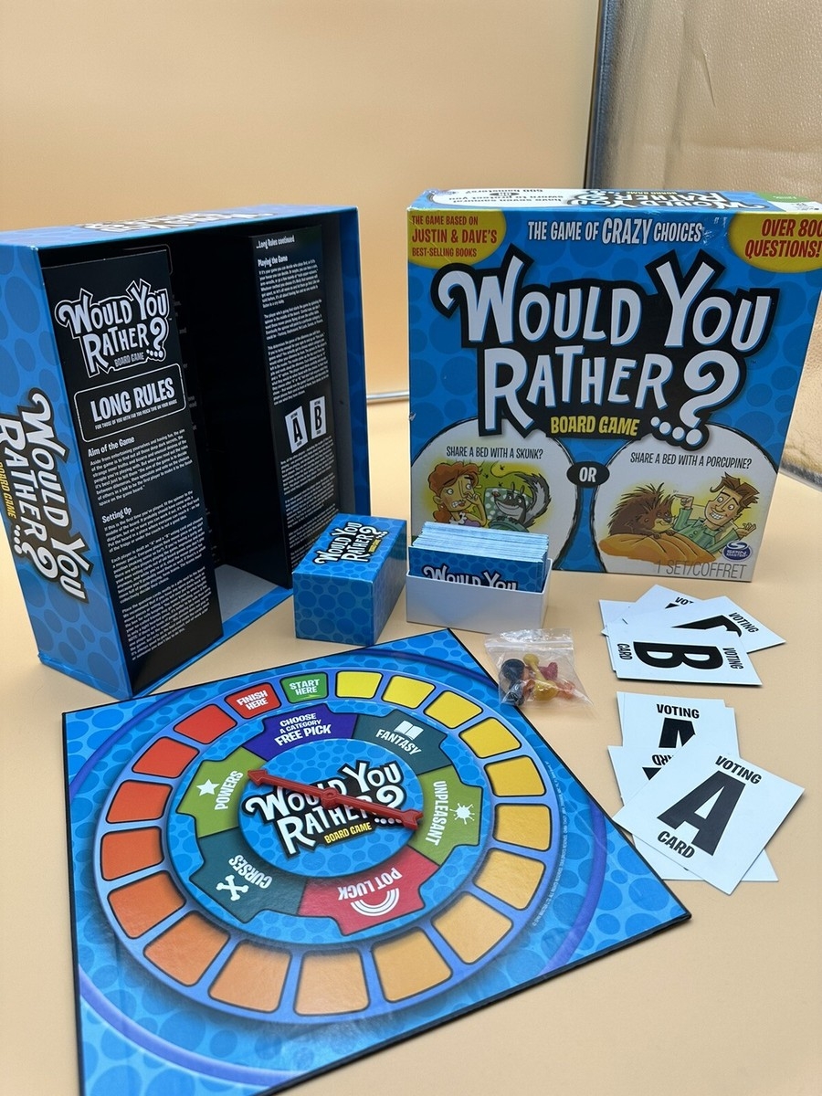 would you rather board game