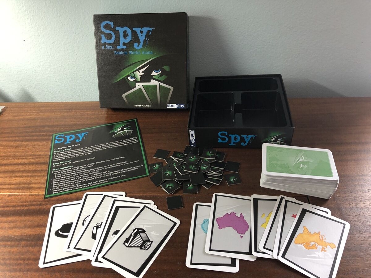 Spy A Spy Seldom Works Alone Card Game By Uberplay EBay