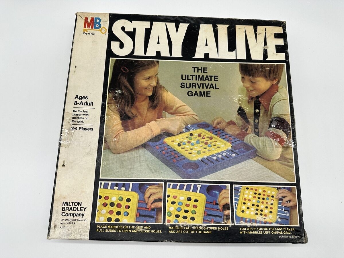 Stay Alive 1978 Vintage Board Game 100 Complete And All Original Box Has Damage EBay