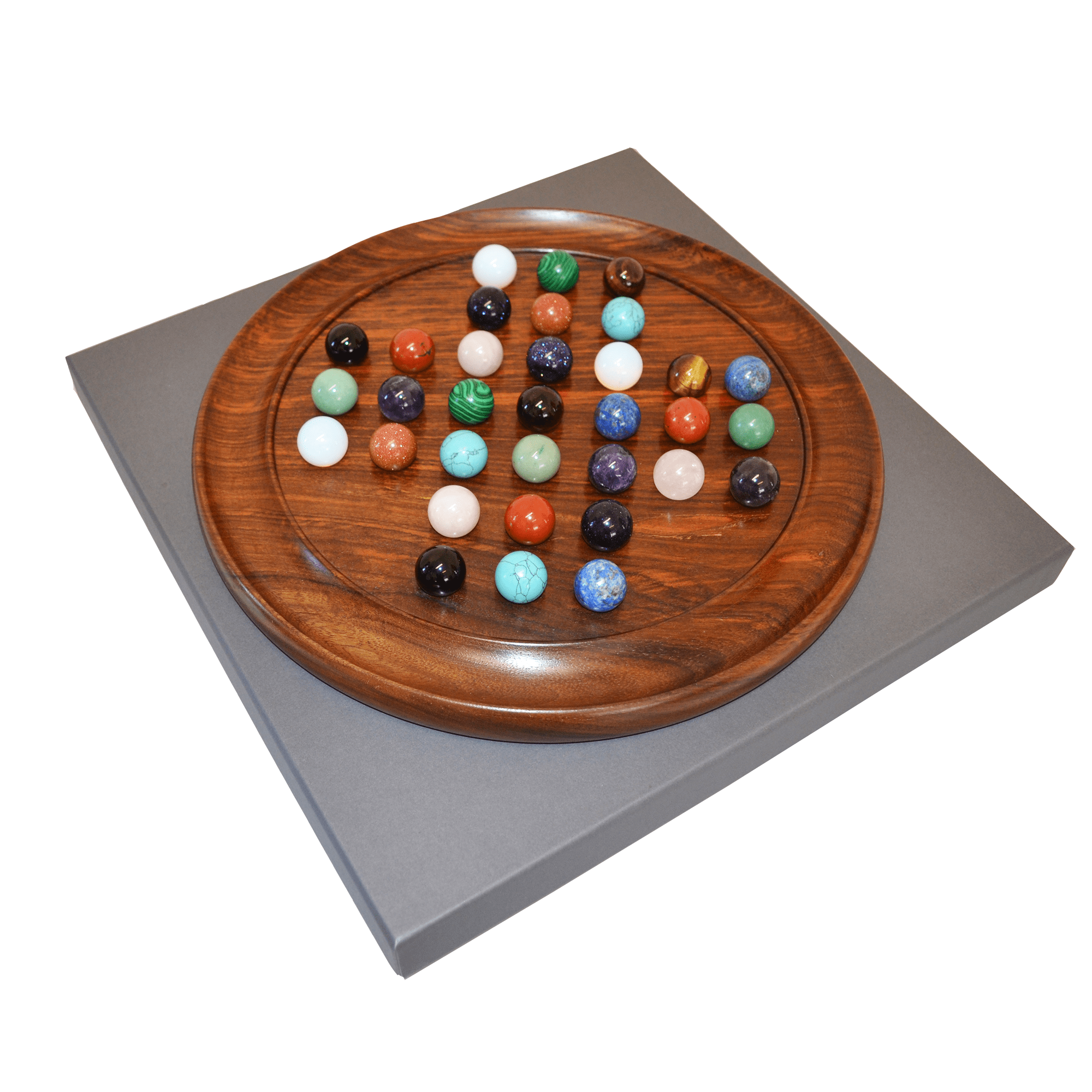 Stone Marble Solitaire Game House Of Marbles US