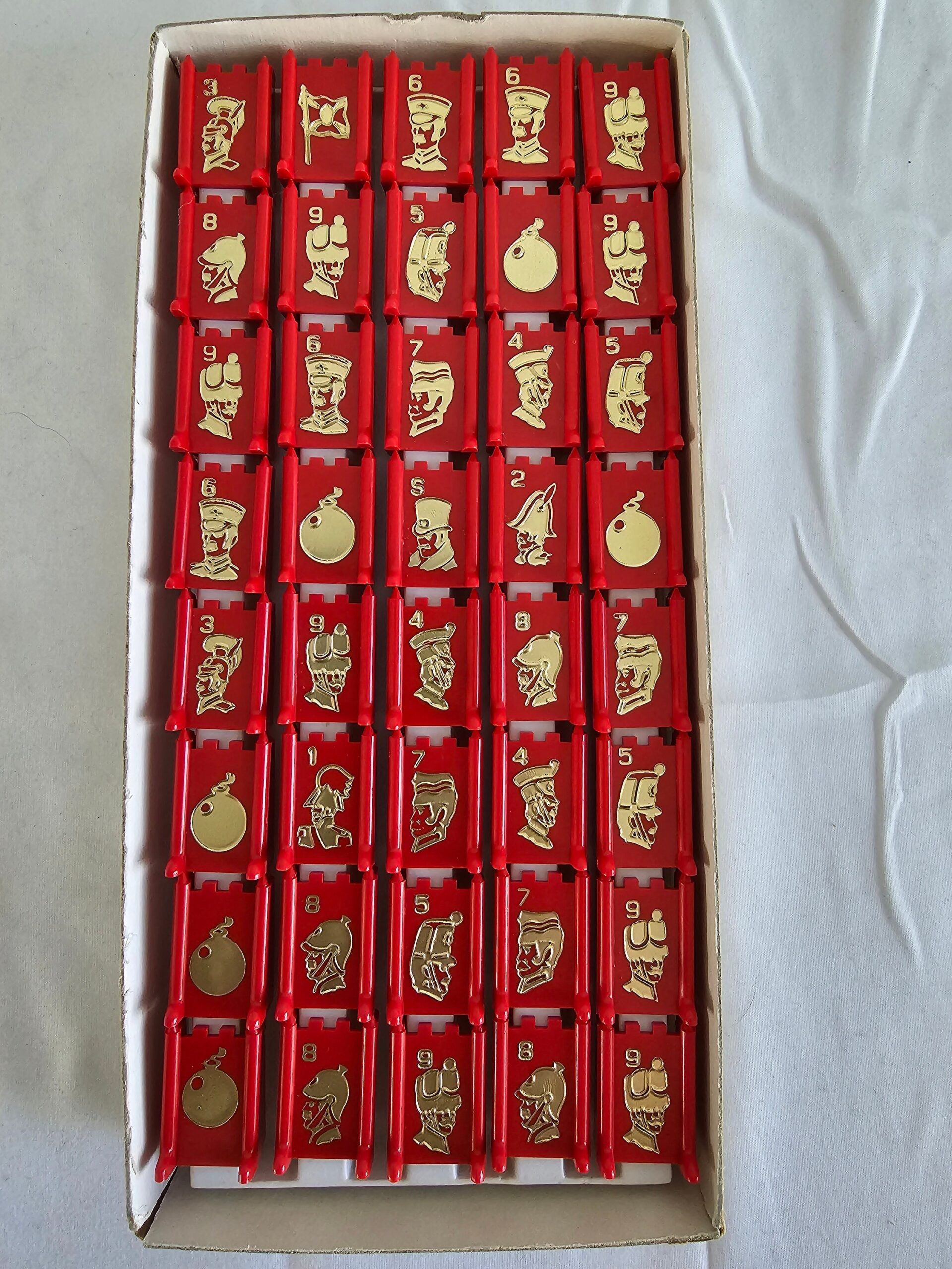 stratego board game pieces