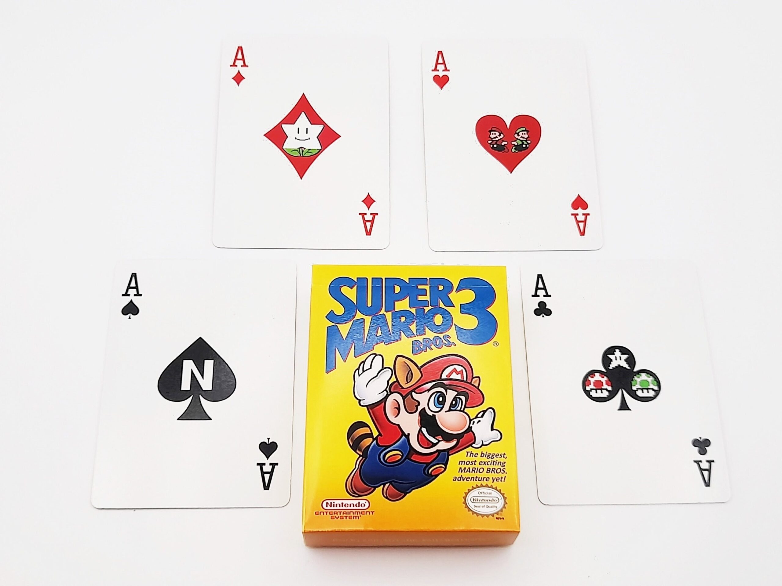 Super Mario 3 Inspired Playing Cards Etsy