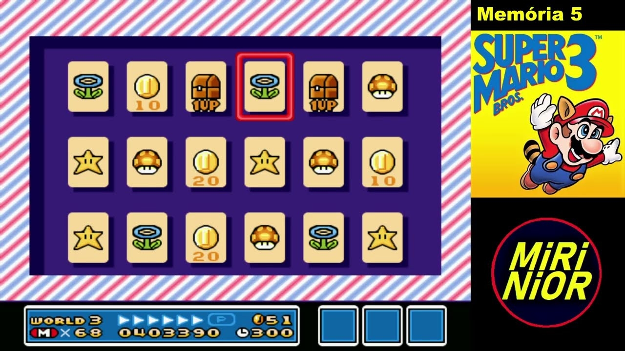SUPER MARIO BROS 3 100 Jogo Da Mem ria 05 YouTube