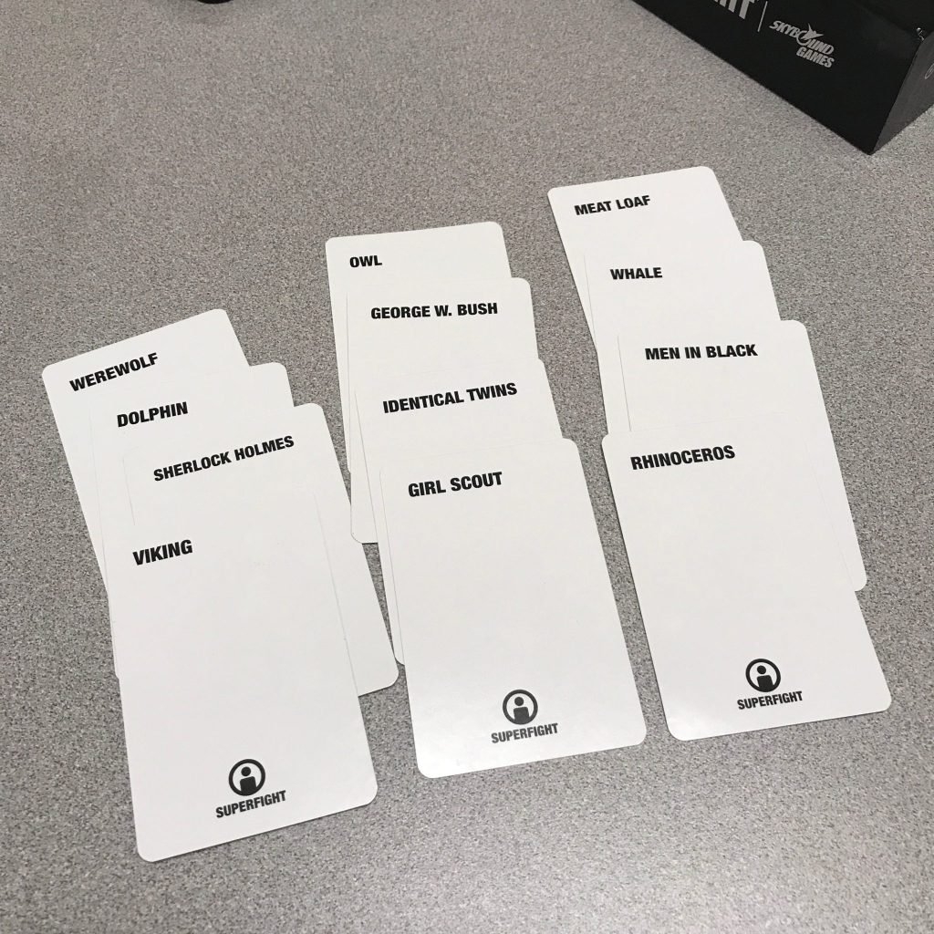 super fight card game