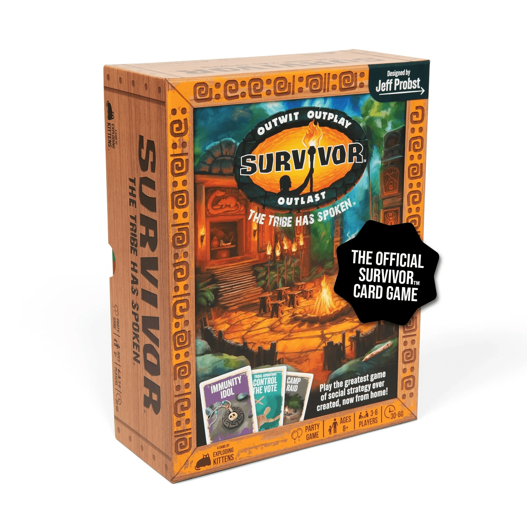 Survivor The Tribe Has Spoken The Official Card Based Board Game For Thrilling Family Fun Kids And Family Walmart