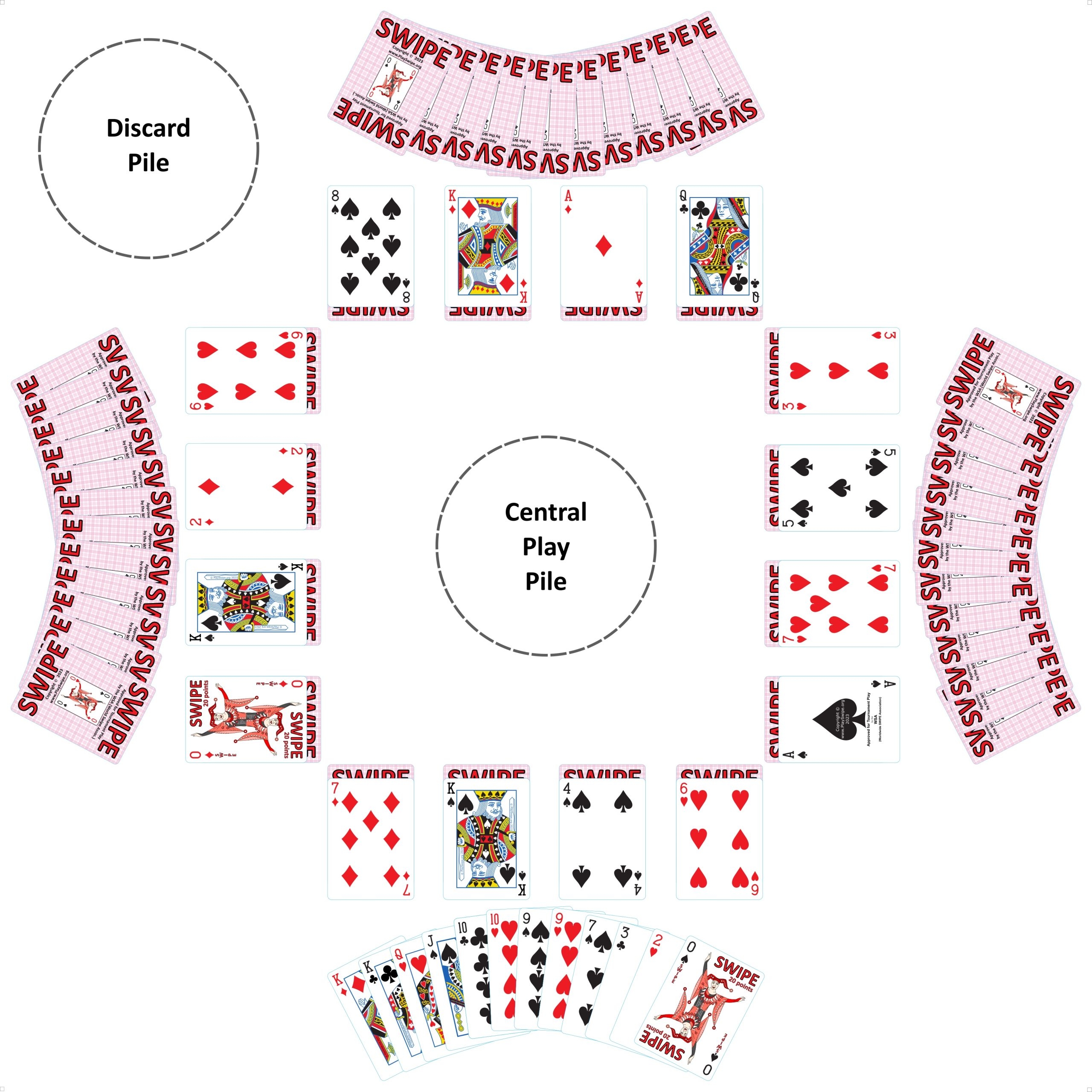 Swipe Card Game Swoop Game