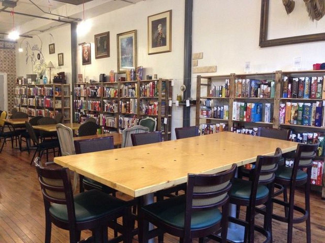Tabletop Board Game Cafe Offers Game Rentals For Home isolated Players Cleveland