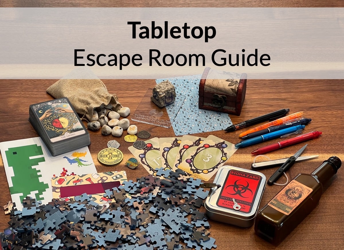 Tabletop Escape Game Recommendations Room Escape Artist