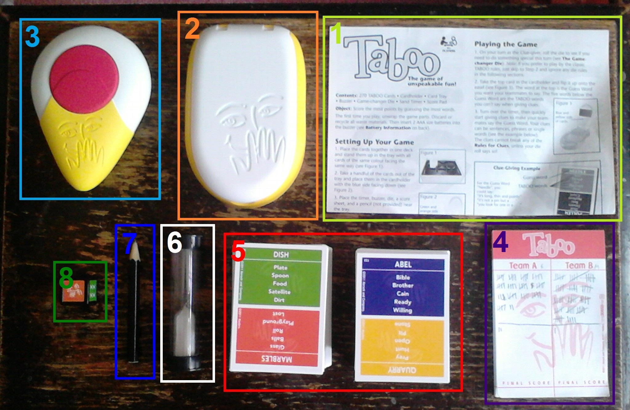 Taboo Tame The Board Game