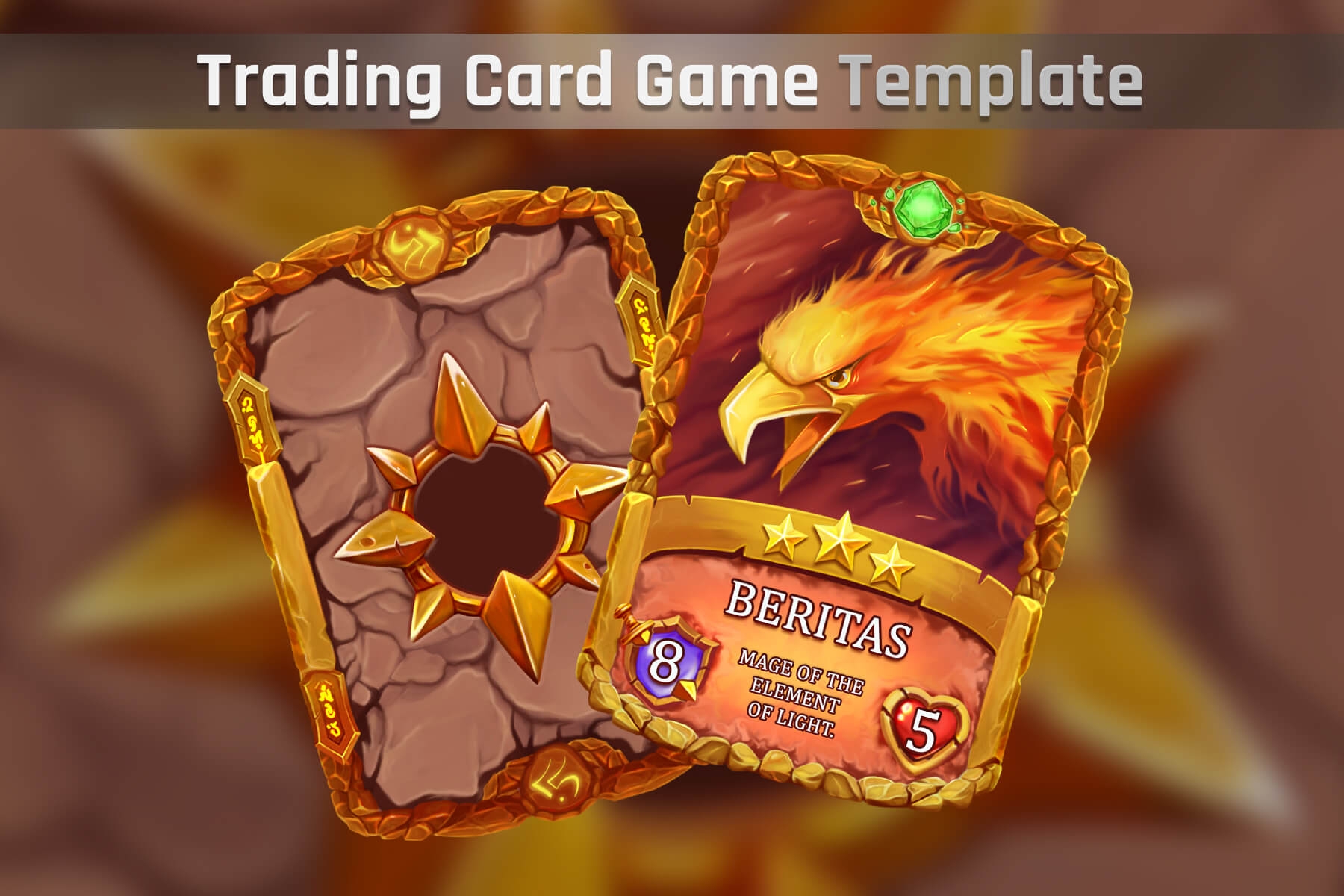 TCG Template PSD Download CraftPix