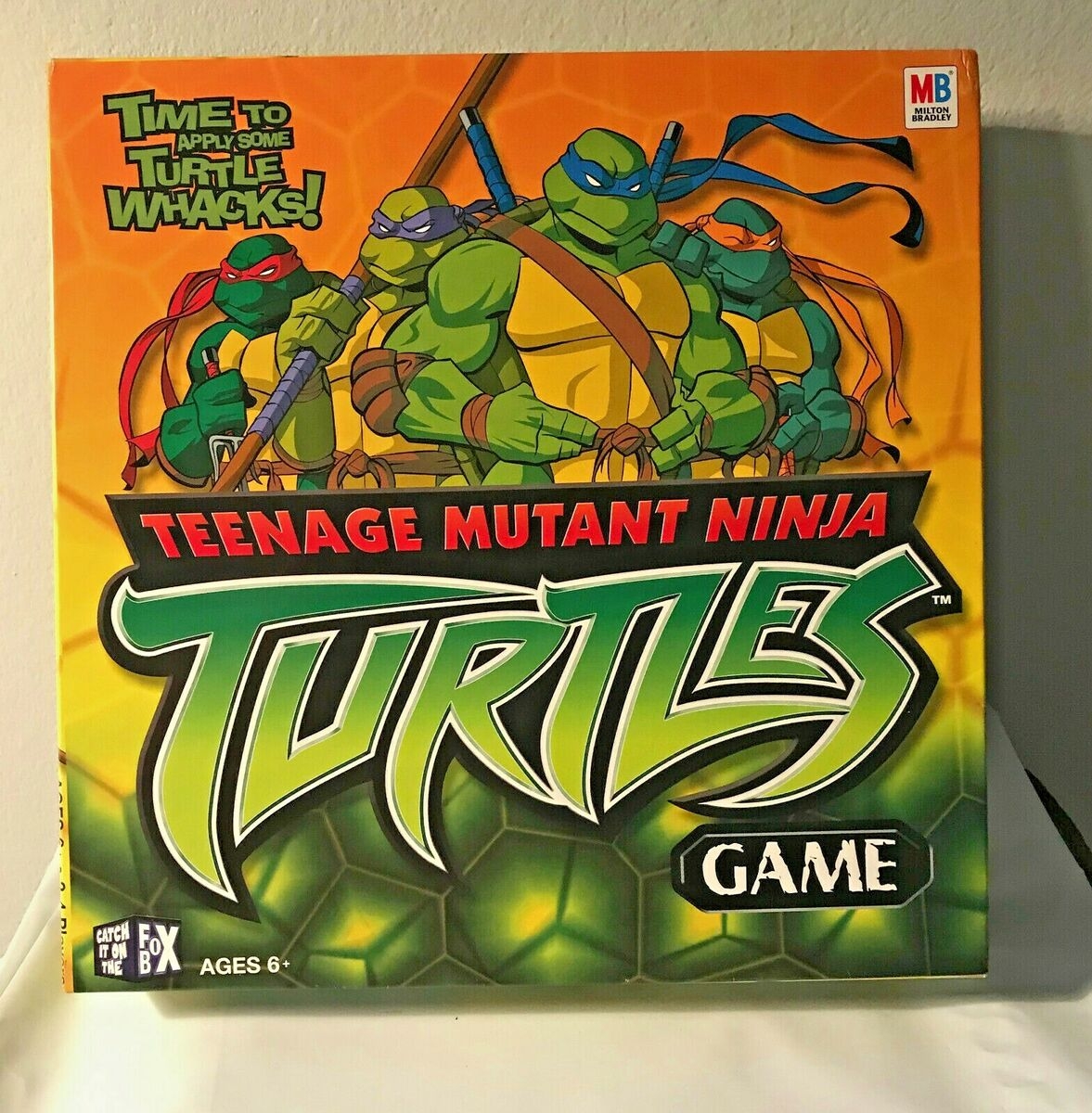 TEENAGE MUTANT NINJA TURTLES BOARD GAME TMNT 2003 TIME TO APPLYSOME TURTLE WHACK EBay