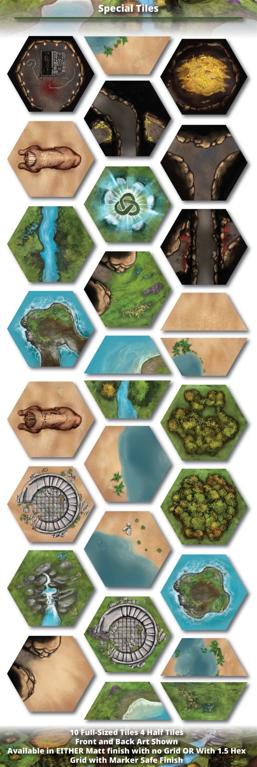 TerraTiles Hexagon Terrain Tiles For RPGs And Wargames By Ravenkeep Gamefound