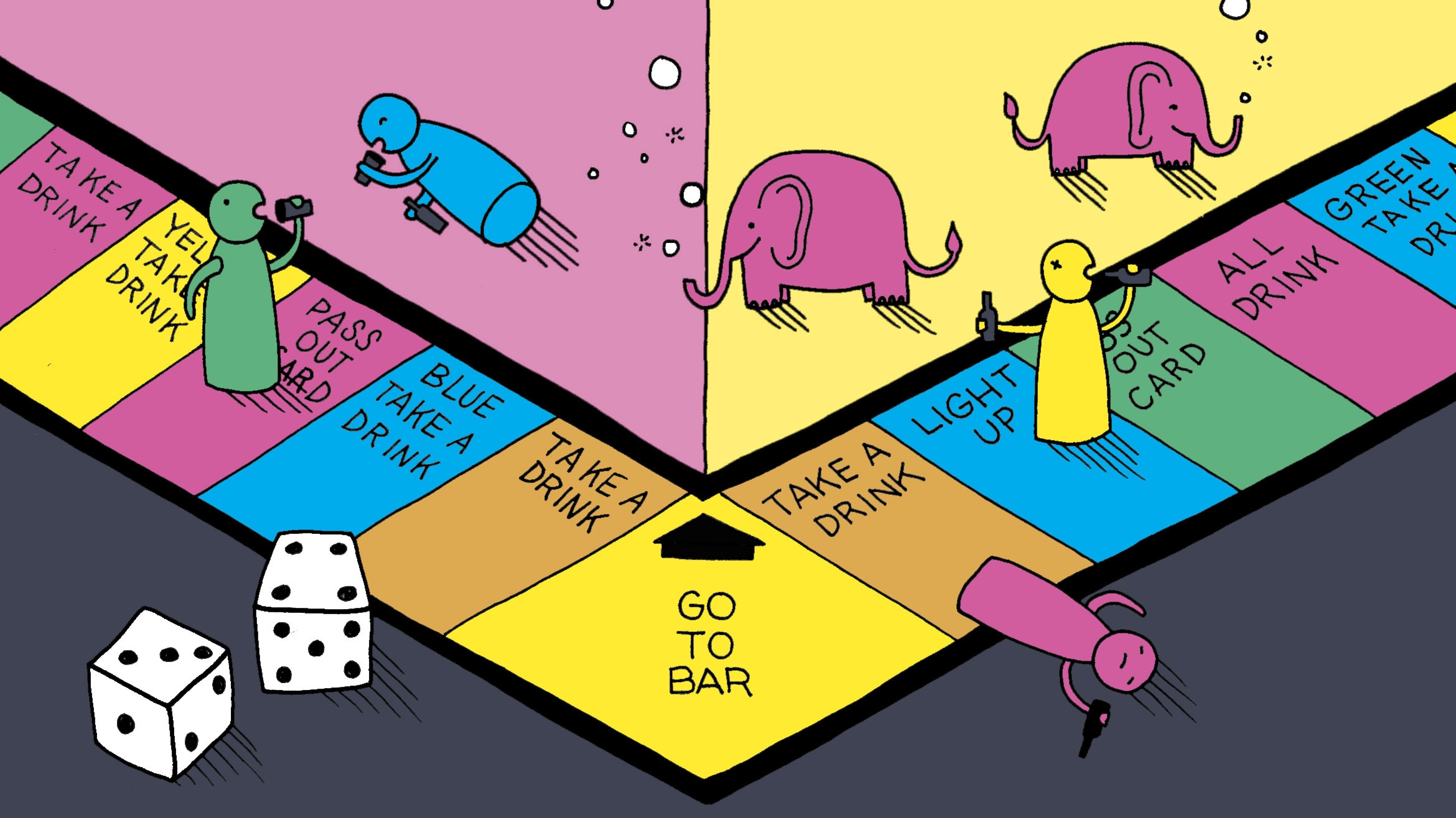 The 1960s Drinking Game Sensation Pass Out PUNCH