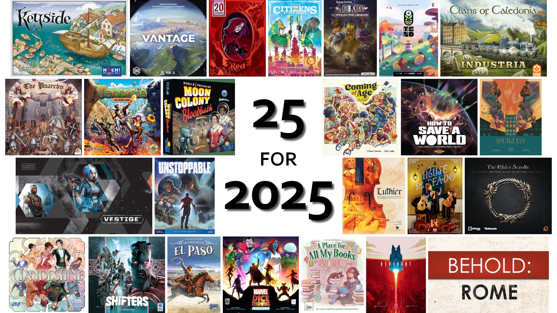 The 25 Most Anticipated Solo Board Games For 2025