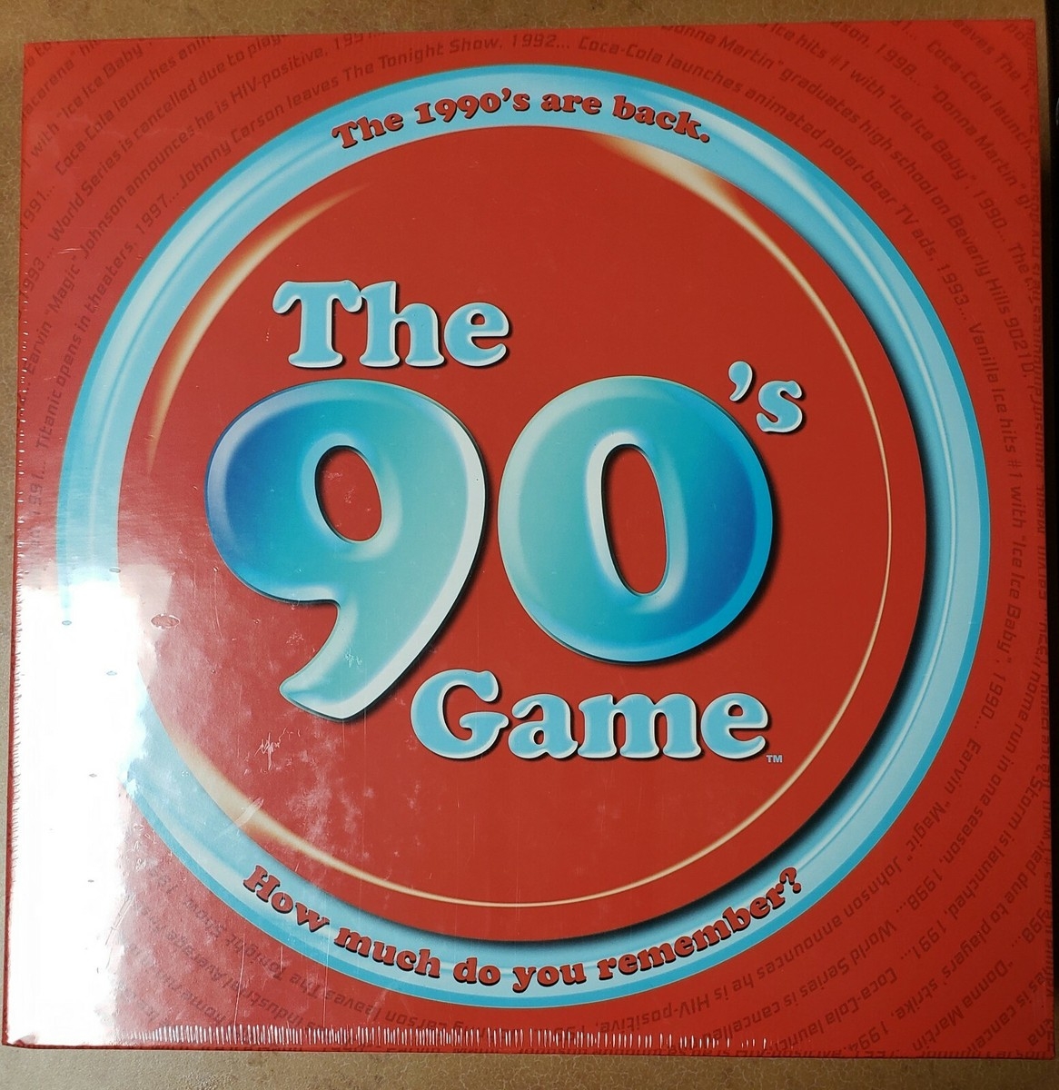THE 90 S GAME THE 1990 s ARE BACK HOW MUCH YOU REMEMBER BOARD GAME NEW EBay