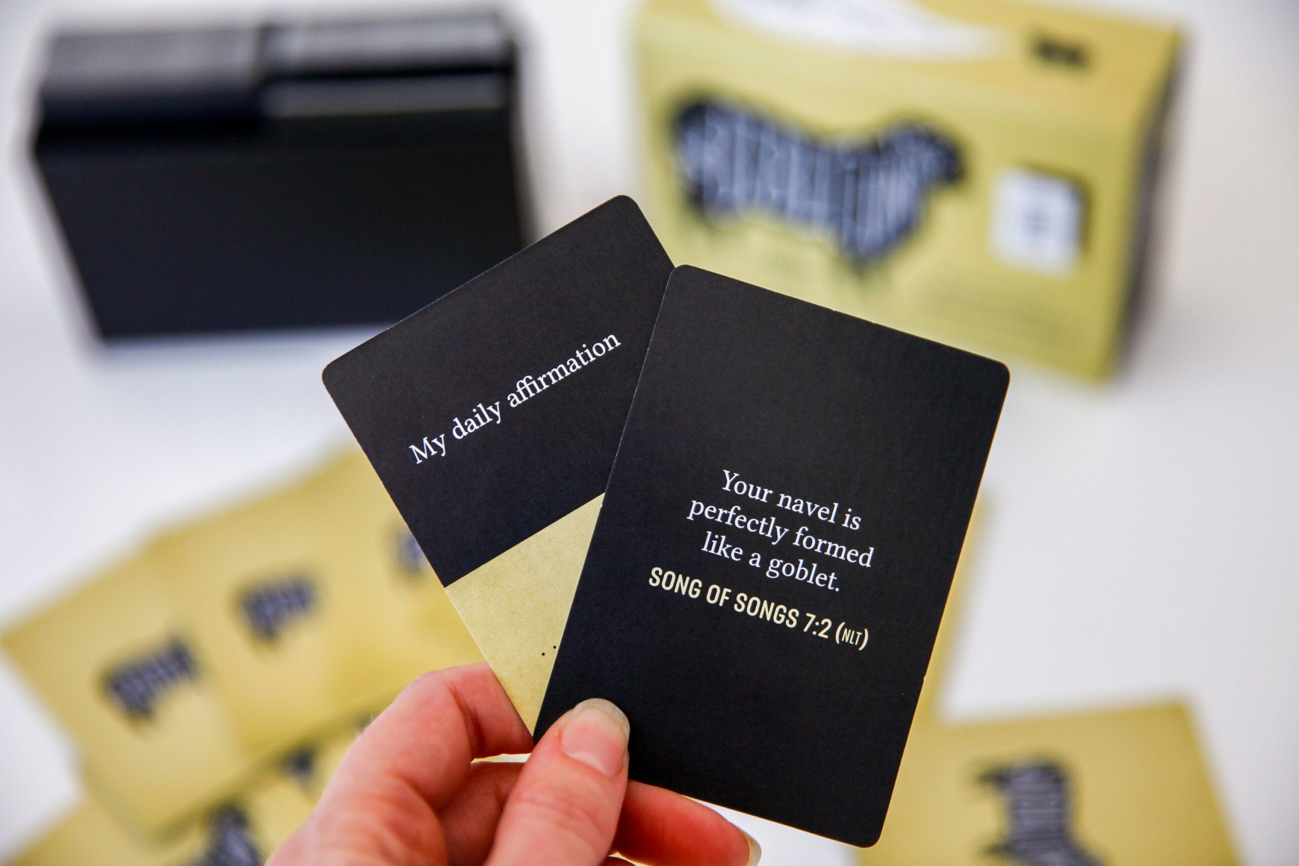 The Bible Is Funny Card Game The Party Game Of Hilarious Pairings For Verses Out Of Context w Signed Sticker Etsy
