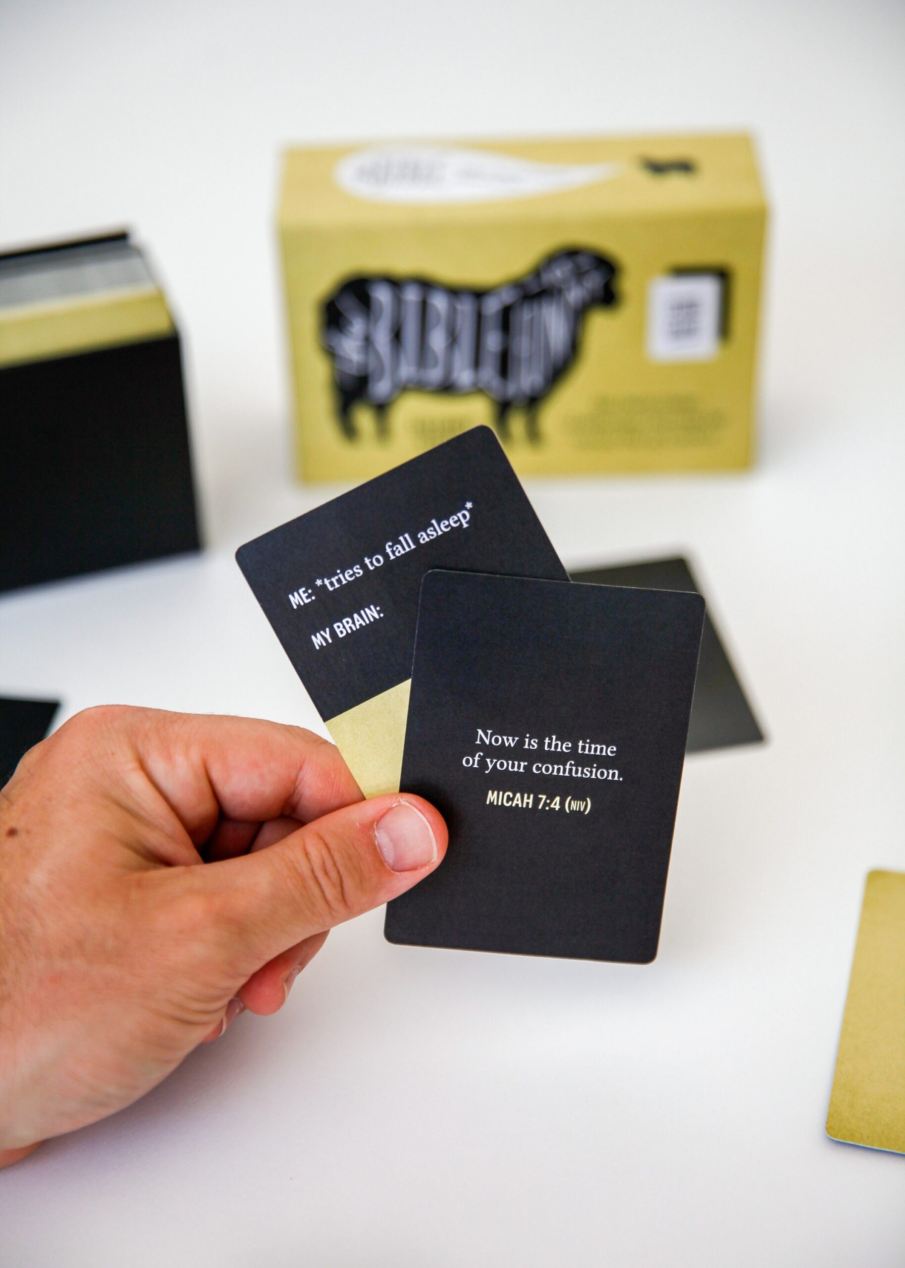 The Bible Is Funny Card Game The Party Game Of Hilarious Pairings For Verses Out Of Context w Signed Sticker Etsy